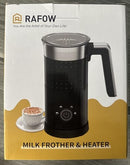 4 in 1 Electric Milk Frother: 10oz/350 mL Large Capacity Electric Milk Steamer for Hot and Cold Milk Froth - Automatic Milk Frother & Warmer for Latte, Cappuccinos, Macchiato, Hot Chocolate