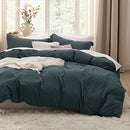 Bedsure Twin/Twin XL Duvet Cover Dorm Bedding - Soft Prewashed White Duvet Cover Twin, 2 Pieces, Includes 1 Duvet Cover (68"x90") with Zipper Closure & 1 Pillow Sham, Comforter NOT Included