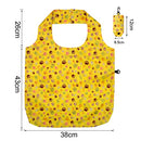 HOLYLUCK set of 3 Reusable Grocery Bags,Heavy Duty Foldable Shopping Bag-sky blue