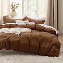 Bedsure Twin/Twin XL Duvet Cover Dorm Bedding - Soft Prewashed White Duvet Cover Twin, 2 Pieces, Includes 1 Duvet Cover (68"x90") with Zipper Closure & 1 Pillow Sham, Comforter NOT Included
