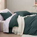 Bedsure Twin/Twin XL Duvet Cover Dorm Bedding - Soft Prewashed White Duvet Cover Twin, 2 Pieces, Includes 1 Duvet Cover (68"x90") with Zipper Closure & 1 Pillow Sham, Comforter NOT Included