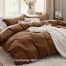 Bedsure Twin/Twin XL Duvet Cover Dorm Bedding - Soft Prewashed White Duvet Cover Twin, 2 Pieces, Includes 1 Duvet Cover (68"x90") with Zipper Closure & 1 Pillow Sham, Comforter NOT Included