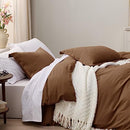 Bedsure Twin/Twin XL Duvet Cover Dorm Bedding - Soft Prewashed White Duvet Cover Twin, 2 Pieces, Includes 1 Duvet Cover (68"x90") with Zipper Closure & 1 Pillow Sham, Comforter NOT Included