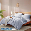Nestl Twin Duvet Cover - Soft Double Brushed Light Grey Duvet Cover Twin/Twin XL, 2 Piece, with Button Closure, Duvet Cover 68x90 inches
