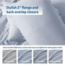 Nestl Twin Duvet Cover - Soft Double Brushed Light Grey Duvet Cover Twin/Twin XL, 2 Piece, with Button Closure, Duvet Cover 68x90 inches