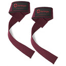 Harbinger Padded Cotton Lift Straps - Soft, Supportive Neotek Wrist Pads - 21.5" Length, 1.5" Width - Reinforced Edges & Heavy-duty Stitching - Cushions Wrists for Lifting Support