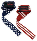 Harbinger Padded Cotton Lift Straps - Soft, Supportive Neotek Wrist Pads - 21.5" Length, 1.5" Width - Reinforced Edges & Heavy-duty Stitching - Cushions Wrists for Lifting Support