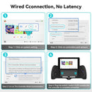 senwoo Switch Controller for Switch/OLED, One-Piece Joypad Controller Replacement for Switch Pro Controller, Switch Controllers Remote with Adjustable TURBO and Dual Motor Vibration (black)