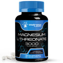 Magnesium l-Threonate Supplement Capsules 120 Count - 3000mg - High Absorption Magnesium Supplement Liposomal, Ultra Strength Magnesium Threonate for Brain, Sleep Support, Energy, and Heart Health