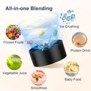 KOIOS Smoothie Blender, 900W Personal Blender for Shakes and Smoothies Kitchen with 2 No-BPA 22oz Portable Blender Cups, Single Serve Smoothies Maker Mixer for Juices, Nutritious Recipe (Grey Blue)