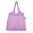 HOLYLUCK set of 3 Reusable Grocery Bags,Heavy Duty Foldable Shopping Bag-sky blue