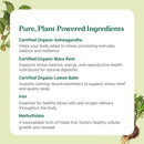 PURE SYNERGY Vita·Min·Balance | Multivitamin for Women with Iron | Women’s Daily Multivitamin Made with Organic Whole Foods | for Balanced Energy and Stress Support (60 Tablets)