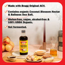 Bragg Organic Coconut Aminos – 16oz, Soy-Free Alternative, Gluten-Free, Dark & Rich Flavor for Cooking – Vegan, No Salt Added, Packed with Amino Acids – Plant-Based Seasoning & Marinade