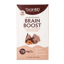 BrainMD Brain Boost, Dark Chocolate Almond - 10 Plant-Powered Protein Bars - Vegan, Gluten Free, Keto Friendly