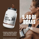 Levels Grass Fed Whey Protein Powder, No Artificials, 24G of Protein, Double Chocolate, 5LB