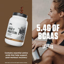 Levels Grass Fed Whey Protein Powder, No Artificials, 24G of Protein, Double Chocolate, 5LB