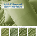 Nestl Twin Duvet Cover - Soft Double Brushed Light Grey Duvet Cover Twin/Twin XL, 2 Piece, with Button Closure, Duvet Cover 68x90 inches