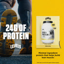 Levels Grass Fed Whey Protein Powder, No Artificials, 24G of Protein, Double Chocolate, 5LB