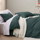 Bedsure Twin/Twin XL Duvet Cover Dorm Bedding - Soft Prewashed White Duvet Cover Twin, 2 Pieces, Includes 1 Duvet Cover (68"x90") with Zipper Closure & 1 Pillow Sham, Comforter NOT Included