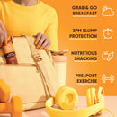 IQBAR Brain and Body Plant Protein Bars - Peanut Butter Chip - 12 Count, Low Carb, High Fiber, Gluten Free, Vegan Snacks - Low Sugar Keto Energy Bars