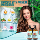 Argan Oil Shampoo and Conditioner Set - Sulfate Free Moroccan Care with Keratin - For Curly, Straight, Dry and Damaged Hair - Moisturizing, Hydrating, Anti Frizz Salon Technology