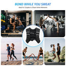 ZELUS Weighted Vest, 6lb/8lb/12lb/16lb/20lb/25lb/30lb Weight Vest with Reflective Stripe for Workout, Strength Training, Running, Fitness, Muscle Building, Weight Loss, Weightlifting, Black(12 lb)