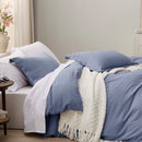 Bedsure Twin/Twin XL Duvet Cover Dorm Bedding - Soft Prewashed White Duvet Cover Twin, 2 Pieces, Includes 1 Duvet Cover (68"x90") with Zipper Closure & 1 Pillow Sham, Comforter NOT Included
