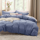 Bedsure Twin/Twin XL Duvet Cover Dorm Bedding - Soft Prewashed White Duvet Cover Twin, 2 Pieces, Includes 1 Duvet Cover (68"x90") with Zipper Closure & 1 Pillow Sham, Comforter NOT Included