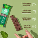 IQBAR Brain and Body Plant Protein Bars - Peanut Butter Chip - 12 Count, Low Carb, High Fiber, Gluten Free, Vegan Snacks - Low Sugar Keto Energy Bars