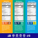 IQBAR Brain and Body Plant Protein Bars - Peanut Butter Chip - 12 Count, Low Carb, High Fiber, Gluten Free, Vegan Snacks - Low Sugar Keto Energy Bars