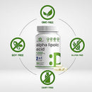 Alpha Lipoic Acid 1,000mg, 180 Veggie Capsules – 50/50 R-ALA & S-ALA for Max Bioavailability – Antioxidant Supplement – Energy & Nervous System Support – Non-GMO