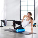 Amazon Basics High-Density Round Foam Roller for Exercise and Recovery - 36-Inch, Blue Speckled