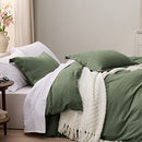 Bedsure Twin/Twin XL Duvet Cover Dorm Bedding - Soft Prewashed White Duvet Cover Twin, 2 Pieces, Includes 1 Duvet Cover (68"x90") with Zipper Closure & 1 Pillow Sham, Comforter NOT Included