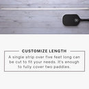 Pickleball Paddle Edge Guard Tape (Burgandy, Narrow)