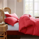Nestl Twin Duvet Cover - Soft Double Brushed Light Grey Duvet Cover Twin/Twin XL, 2 Piece, with Button Closure, Duvet Cover 68x90 inches