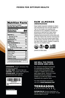 Terrasoul Superfoods Raw Unpasteurized Organic Almonds (Sproutable), 1 Pound