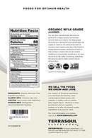Terrasoul Superfoods Raw Unpasteurized Organic Almonds (Sproutable), 1 Pound