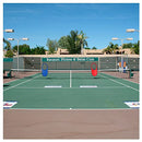 OnCourt OffCourt Large Pop Up Targets with Velcro Straps and Durable Metal Frame for Tennis Practice and Training, Set of 2, Blue and Red