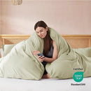 Nestl Twin Duvet Cover - Soft Double Brushed Light Sage Duvet Cover Twin/Twin XL, 2 Piece, with Button Closure, Duvet Cover 68x90 inches