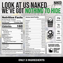 Naked WHEY 5LB 100% Grass Fed Unflavored Whey Protein Powder - US Farms, Only 1 Ingredient, Undenatured - No GMO, Soy or Gluten - No Preservatives - Promote Muscle Growth and Recovery - 76 Servings