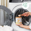 Unscented Oxygen Bleach Powder and Color Safe Stain Remover by AspenClean, Zero plastic, EWG Verified™, Vegan, Hypoallergenic, Bleach Alternative - 45 Loads