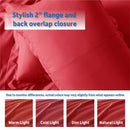 Nestl Twin Duvet Cover - Soft Double Brushed Light Grey Duvet Cover Twin/Twin XL, 2 Piece, with Button Closure, Duvet Cover 68x90 inches