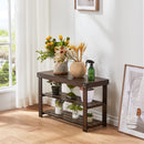 Pipishell Bamboo Shoe Rack Bench, 3 Tier Sturdy Shoe Organizer, Storage Shoe Shelf, Holds up to 300lbs for Entryway Bedroom Living Room Balcony, Bamboo