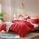 Nestl Twin Duvet Cover - Soft Double Brushed Light Grey Duvet Cover Twin/Twin XL, 2 Piece, with Button Closure, Duvet Cover 68x90 inches