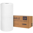 Reusable Paper Towels Washable Roll: 50Pack Paperless Paper Towels Tear Away 12x12In Eco Friendly Absorbent Cloth Paper Towels Reusable Washable for Kitchen Zero Waste (Gray)