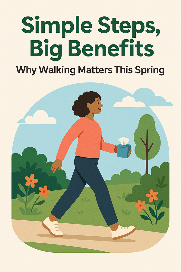 Simple Steps, Big Benefits: Why Walking Matters This Spring