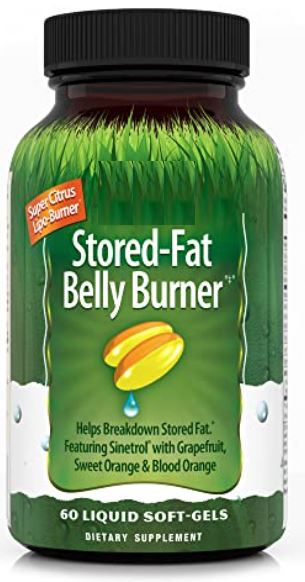 Stored-Fat Belly Burner - with Sinetrol, Grapefruit, Sweet Orange & Blood Orange - 60 Liquid Soft-Gels