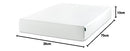 ZINUS 6 Inch Green Tea Memory Foam Mattress, Fiberglass Free, Patented Custom Contour Support, Sturdy Base Foam, CertiPUR-US Certified, Bed-in-a-box, Twin, White