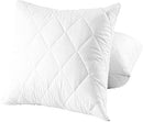 Niagara 4 Pack King Pillow Protectors with Zipper, Soft Quiet Cotton Sateen, Effective Dust Protection, Stay in Place Pillow Covers, Ideal for Home, Guests, Rentals (20x36 Inches)