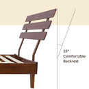 Bme Caden Solid Wood Nightstand/Side Table/End Table, Fully Assembled, with 1-Drawer for Mid Century Bedroom and Living Room, Caramel